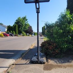 Free Stand Alone Basketball Hoop - BENT HOOP!