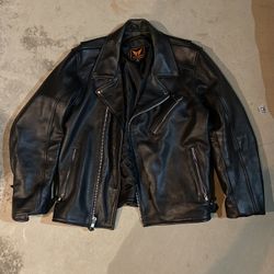A&H Apparel: Motorcycle Genuine Leather Jacket