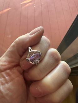 Amethyst 925 Sterling silver ring