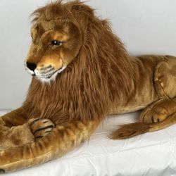 Melissa & Doug Large Lion Plush Jumbo Giant Lifelike Stuffed Animal