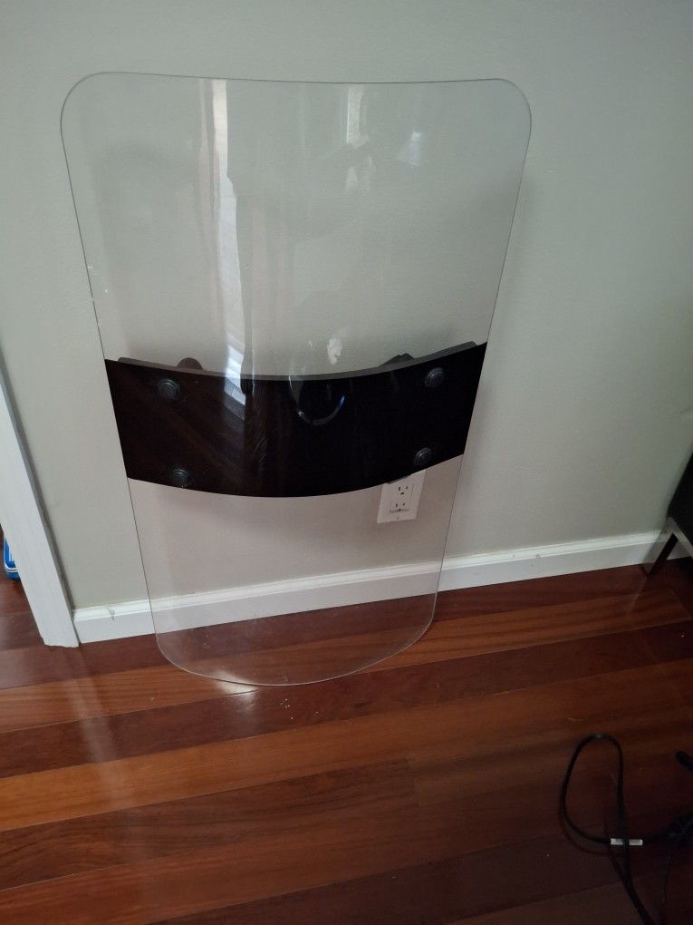 Anti Riot Plexiglass Sheild 36 in x 19.5 in
