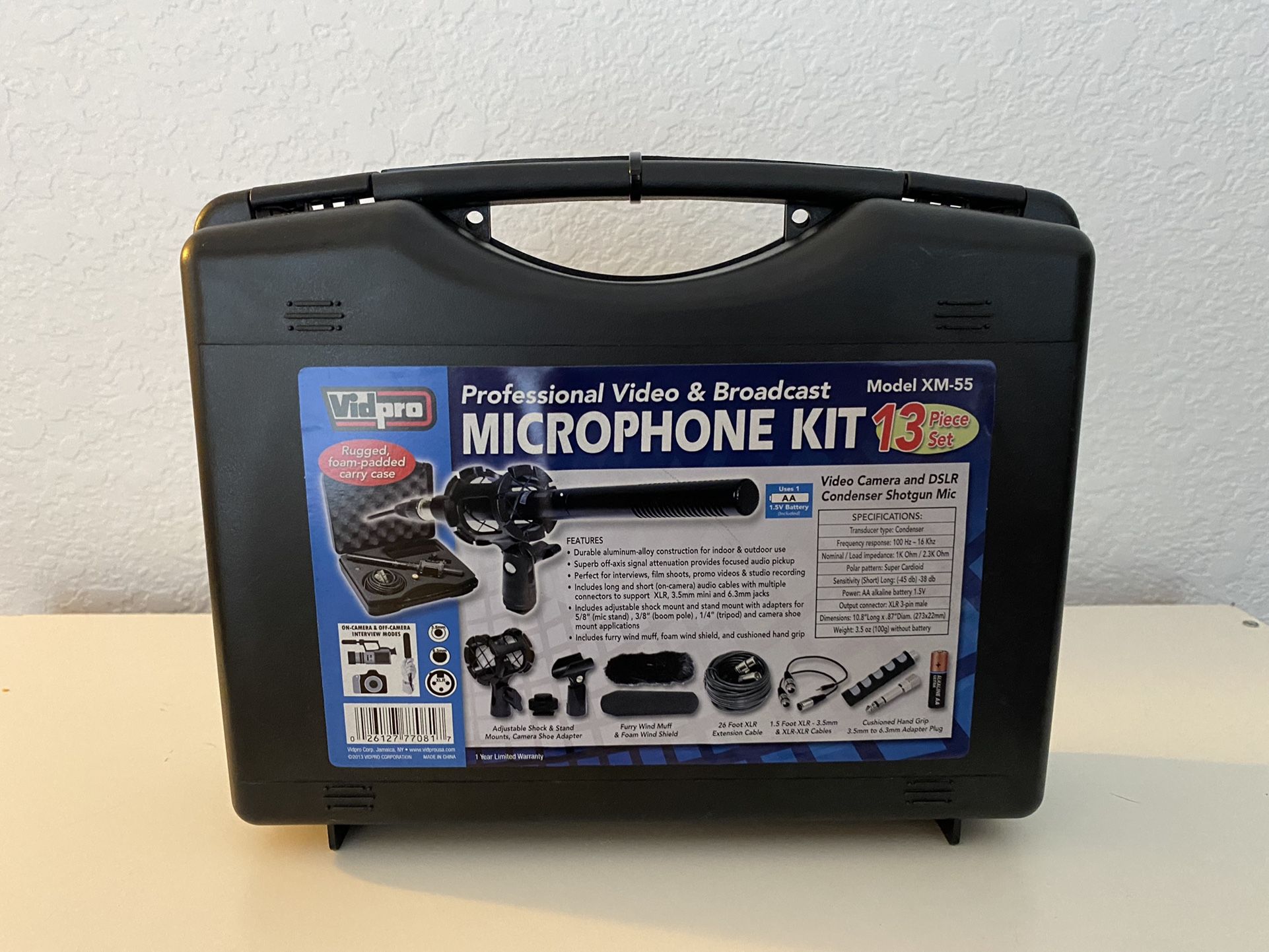 *BRAND NEW* Professional Video & Broadcast MICROPHONE KIT