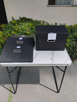 black collapsible storage cubes $5 each