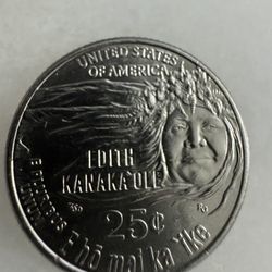 2023 American Women quarter featuring Edith Kanakaʻole