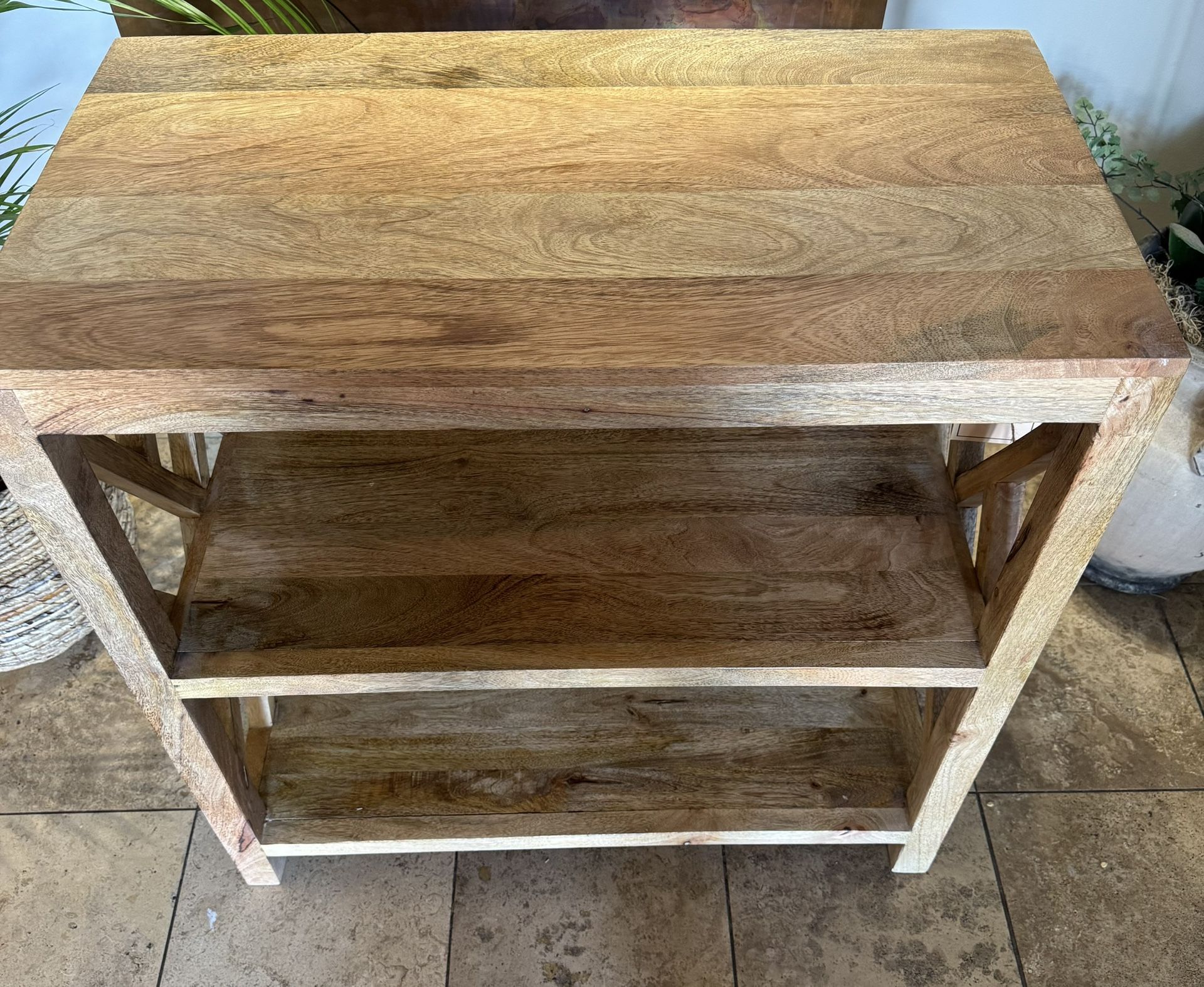 Handcrafted Mango Wood Console Table