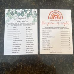 Baby Shower Games
