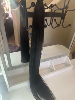 26 in clip in hair extensions blended new