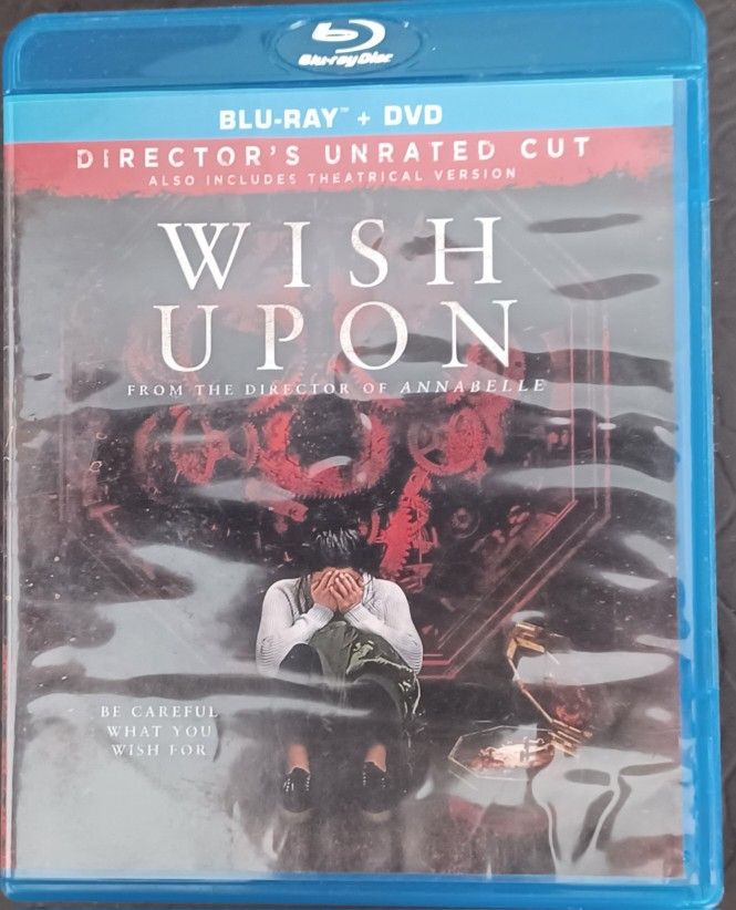 "Wish Upon" Blu-ray+DVD-Unrated Director Cut~EXCELLENT
