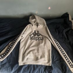 kappa hoodie grey