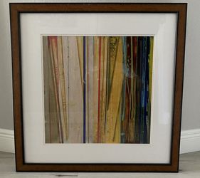 Modern Picture Frames With Abstract Drawing Poster Size 30 1/2 x 30 1/2