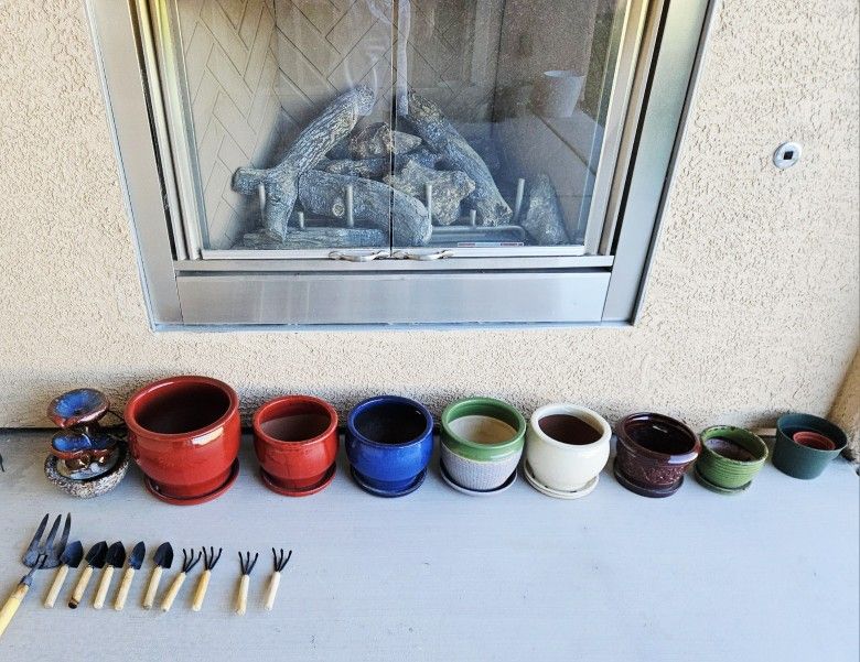 🌿 Garden Pots + Tools Bundle for Sale 