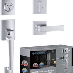 TICONN Front Door Handle Set, Heavy Duty (N49)