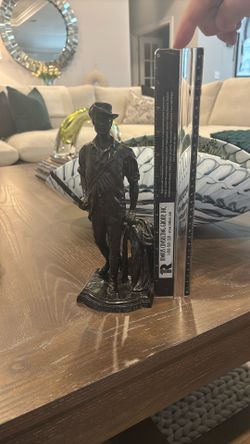 Old Metal Concord Minute Man Statue Of 1775