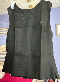 NEW Gorgeous Medium Embroidered Linen Shirt SALE