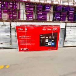 HD191 65” TcL 4k Roku smart led Uhd tv