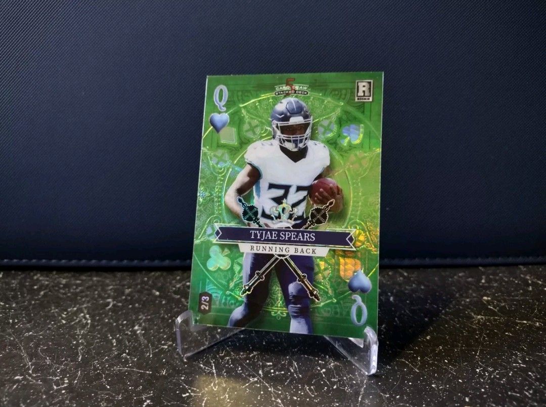 2023 Wild Card Tyjae Spears Holo Lux Rookie Card /3