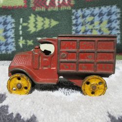 WALKER STEWART 1920s cast iron antique Mack box truck car cab