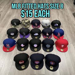 MLB New Era 59fifty Fitted Hats Size 7 5/8 Many Teams To Choose From for  Sale in Hacienda Heights, CA - OfferUp