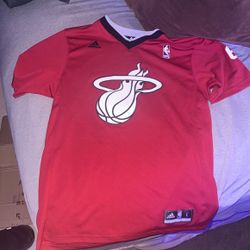 2013 Christmas Lebron Heat Jersey Size L