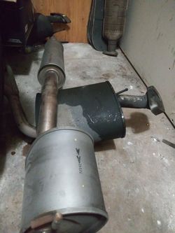 Acura TL stock exhaust