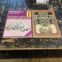 Rare 1970 VW Mechanic Books Selling Together 