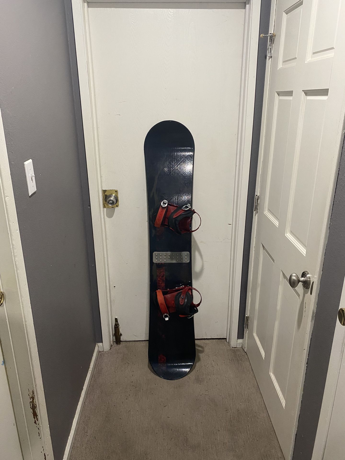 Snowboard with Bindings and Bag - Size 155cm