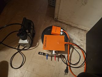 Vaccum Chamber ,Vaccum Pump, And Heating Mat For Purge