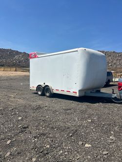ENCLOSED TRAILERS, TITLE IN HAND,,16’ X 8’