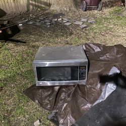 LG stainless steel microwave