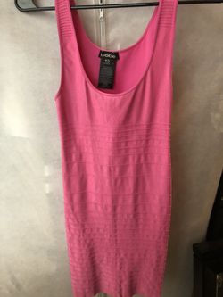 Bebe Size medium / large pink dress