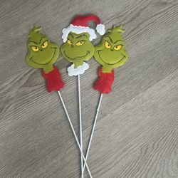 Grinch Plant decor 