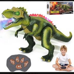 Remote Control T-Rex Dinosaur Toy with Mist Spray
