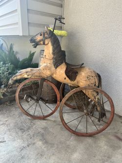 Tricycle Horse Antique 