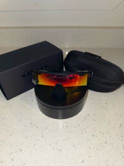Oakley Sunglasses with Red Iridium Lens