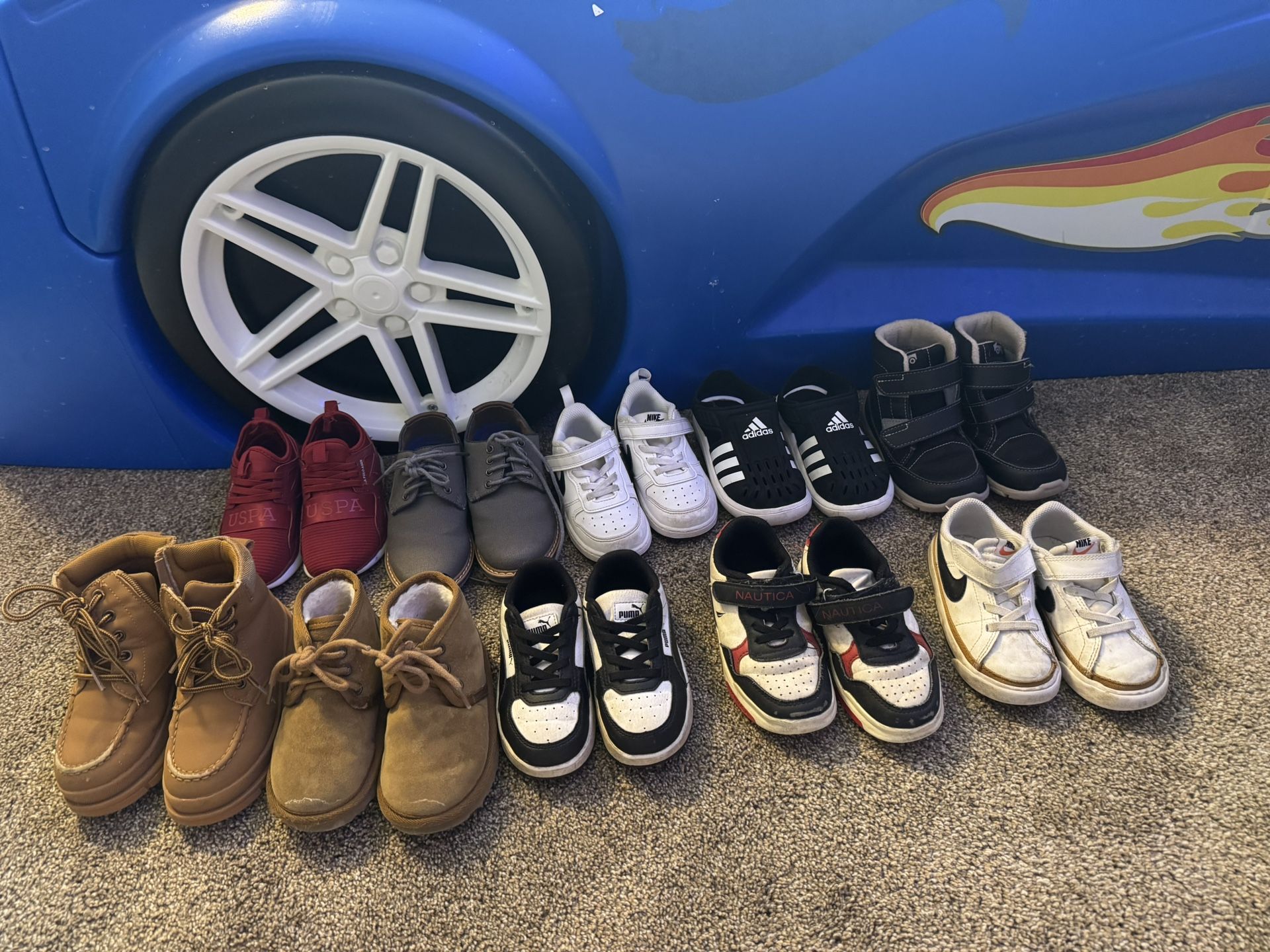 Little Boy And Toddler Girl Shoes