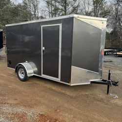 New 6x12 Enclosed Cargo Trailers 