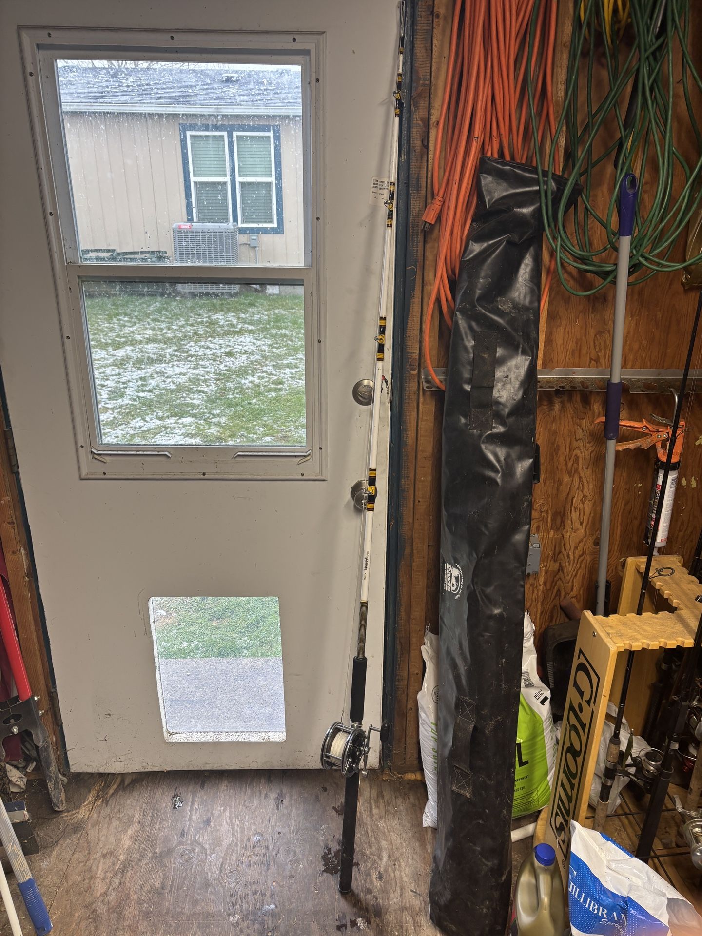 6.5’ White Hawk Halibut Rod With Penn No. 49 Deep Sea Real