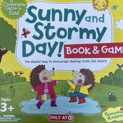 Game For Kids - Sunny And Stormy Day. 