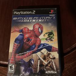Spider-Man Friend or Foe on PS2 With the Manuel