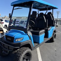 POWER STEERING! 2026 Bintelli Beyond 6-Passenger Lifted 48-Volt Lithium Street Legal LSV Golf Cart