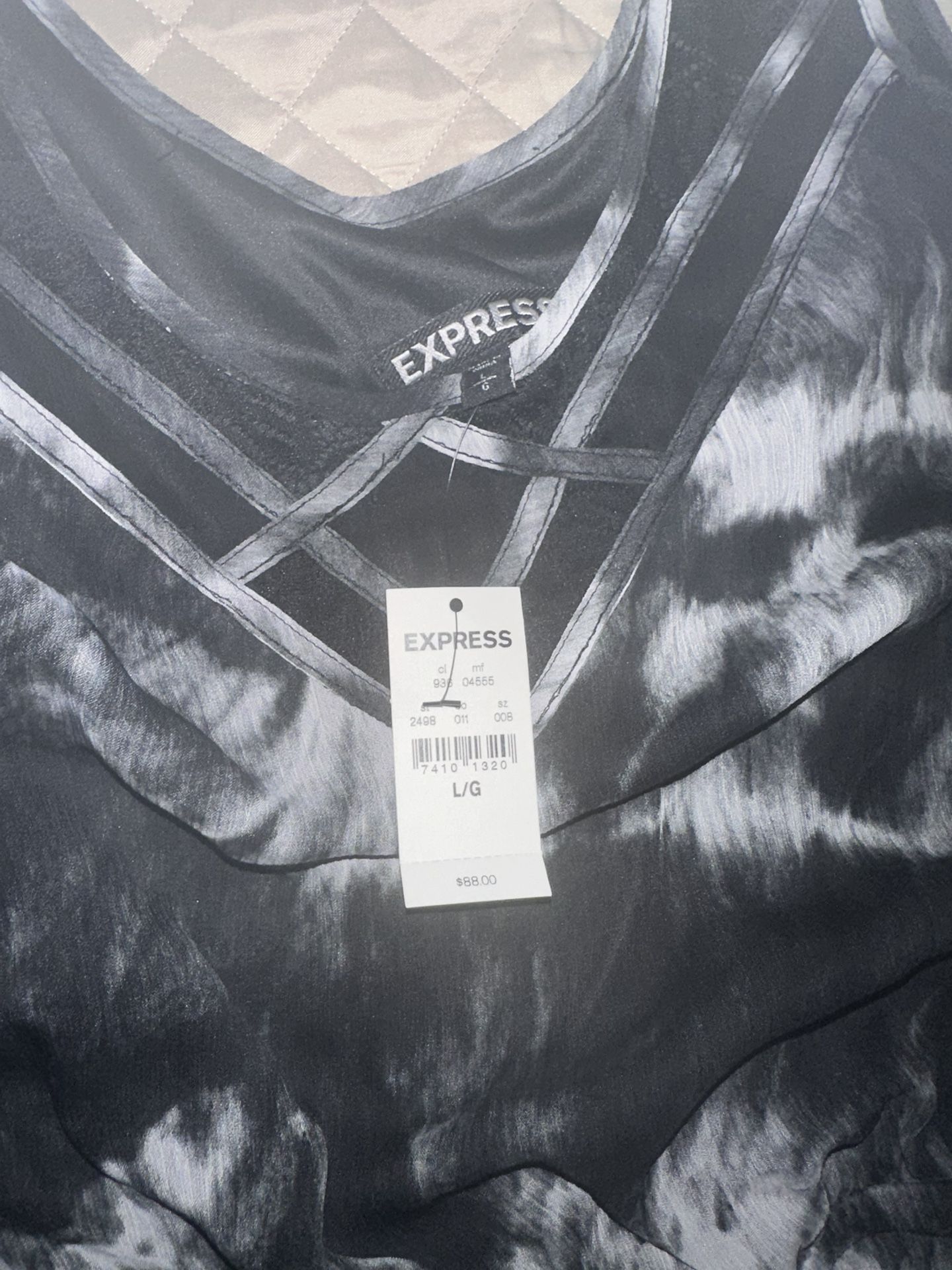 $40/obo Women’s Hi-low dress from Express New w/tags, sz.L paid $88