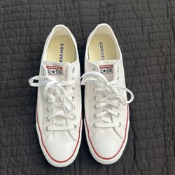 White Converse Low Tops Men’s Size 13 Brand New