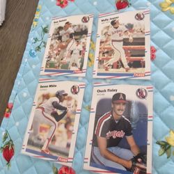 Los Angeles Angels 1988 Fleer Baseball Cards Team Set Of 24 Cards 