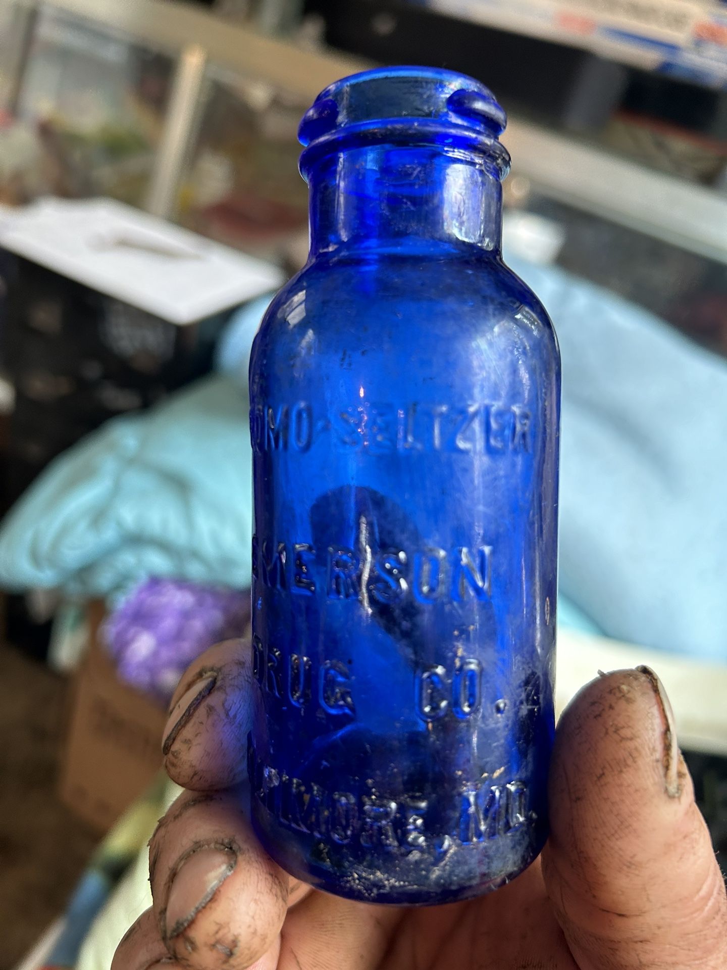 Antique Bromo Seltzer Bottle