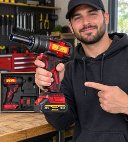 20V Brushless Cordless Impact Wrench Kit