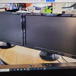 Viewsonic 24" Dual Monitors VA-2446m-LED