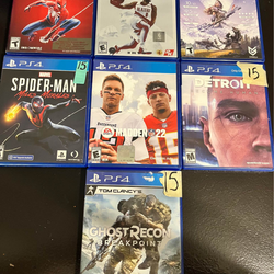 Games ps4 15 each