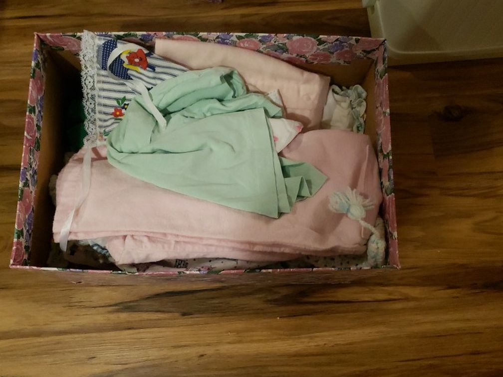Box Of Baby Infant Cloths