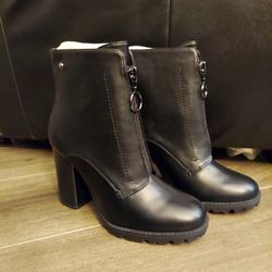 NEW Simply Vera Vera Wang Grouse High Heel Ankle Boots Women's 8