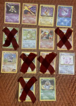 Pokemon Cards Vintage MP & HP